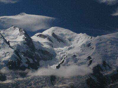 写真:モンブラン登山とシャモニー周辺ハイキング(2002年夏)