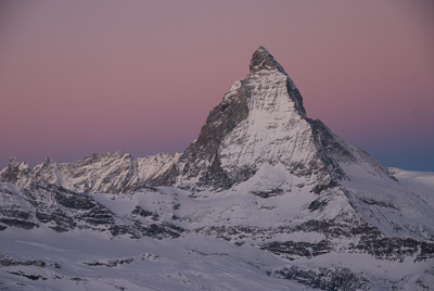 写真:サンモリッツとツェルマットでスキー(2010年冬)