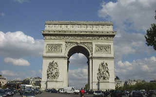 写真:凱旋門、コンコルド広場、シャンゼリゼ大通り界隈