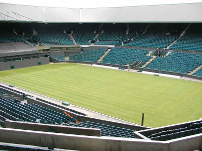 写真:憧れのウィンブルドン