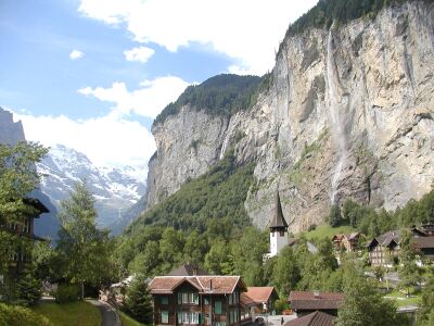 写真:シュタウプバッハとトリュンメルバッハの滝