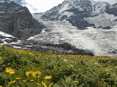 写真:アイガーグレッチャーからクライネシャイデックまでハイキング