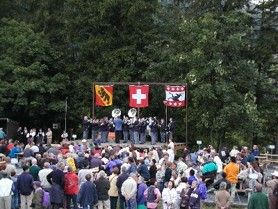 写真:休養とグリンデルワルトの祭り