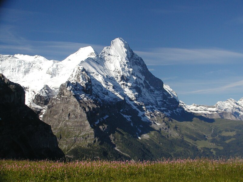 写真:グローセシャイデックからフィルストまでハイキング