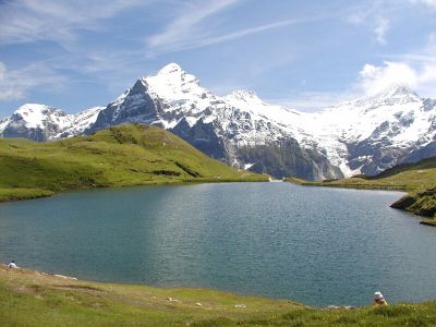 写真:フィルストからバッハアルプゼーまでハイキング