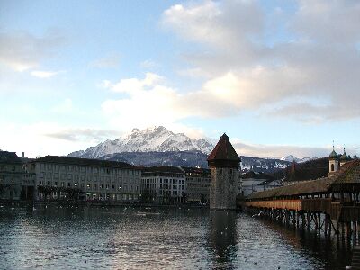写真:ルツェルンでの2日間の観光と休養