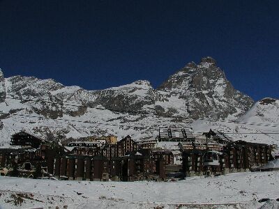 写真:イタリア・チェルヴィニアへ国境越えスキー
