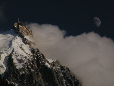 写真:モンブラン登山に向けてシャモニーへ出発