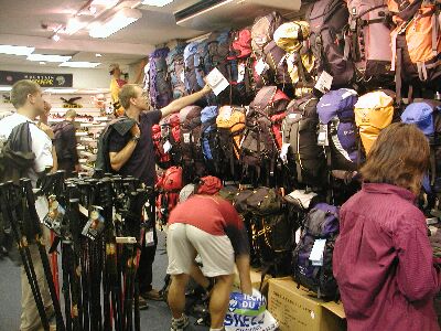 写真:シャモニーでショッピング1日目