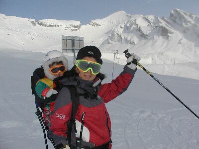 写真:雪のフィルスト・オーバーヨッホゲレンデ