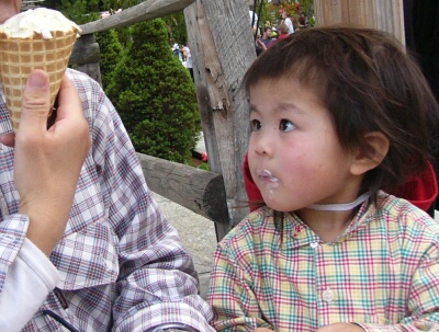 写真:シュヴァルツゼーまでお出迎え