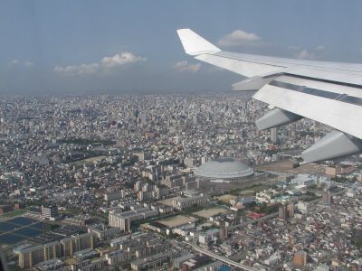 写真:チューリッヒから日本に帰国