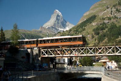写真:ツェルマット村内散策