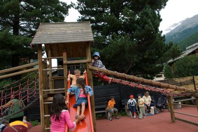 写真:父子でゆっくりツェルマット