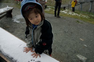 写真:シュヴァルツゼーの夏の雪