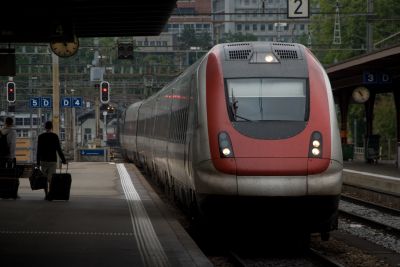 写真:ウィンタートゥーア経由でチューリッヒ空港へ