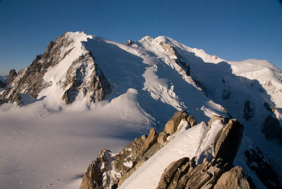 写真:父子でエギーユ・ド・ミディ展望台（TADA)