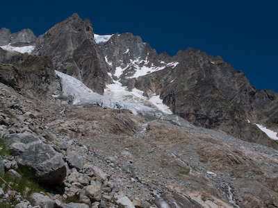 写真:グランド･ジョラスに届かず