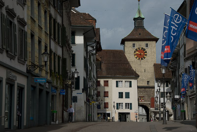 写真:ソロトゥルン・中世のバロック様式の旧市街