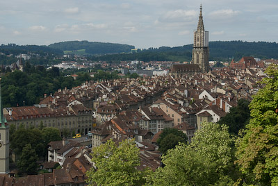 写真:ベルンのバラ園とクマ園