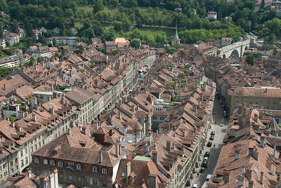 写真:世界遺産ベルン旧市街と大聖堂
