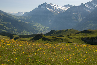 写真:メンリッヒェンからクライネ・シャイデックへハイキング