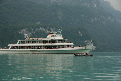 写真:再びバレンベルグ野外博物館とブリエンツ湖クルーズ