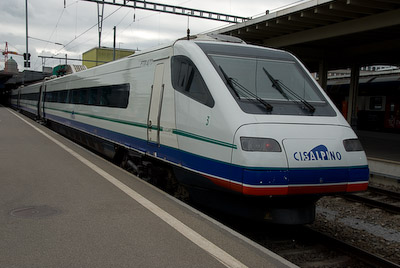 写真:ゴッタルドトンネルを抜けてチューリヒへ