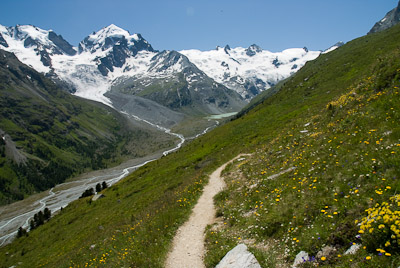 写真:フォルクラ・スールレイからロゼック谷へハイキング1