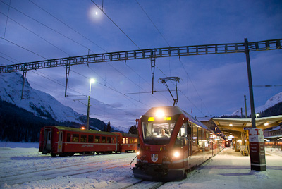 写真:ディアヴォレッツアでスキー