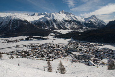 写真:再びコルヴィリアでスキー1