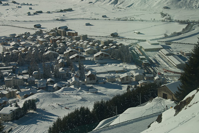 写真:冬の氷河急行3　ツェルマットへ