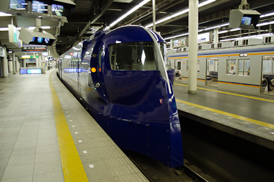 写真:ラピートで関西国際空港へ