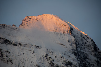 写真:ポストバスでグローセ･シャイデックへ