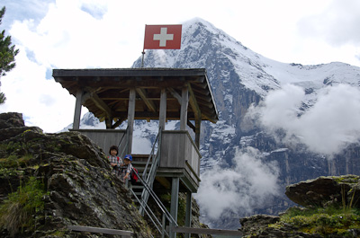 写真:メンリッヒェンからクライネシャイデックへ