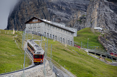 写真:アイガーグレッチャーからクライネシャイデックへ