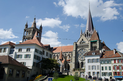 写真:ローザンヌ旧市街散策～大聖堂と市庁舎など