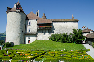 写真:グリュイエール城見学