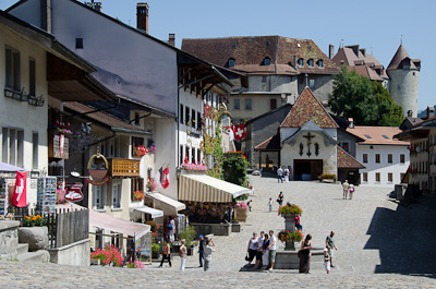 写真:グリュイエール旧市街