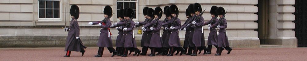 写真:乳児と2人でロンドンへ(2001年4月)