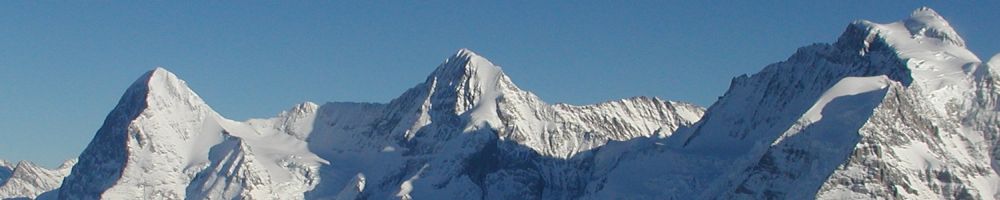 写真:グリンデルワルトでスキーとウィンターハイキング（2002年冬)